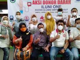 ILUNI ONE SMPN 1 Garut, Gelar Aksi Donor Darah Pertama