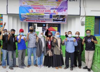 PGRI Garut Kota Bareng Tato Assalam Sukses Menggelar Bazar Hope 2021