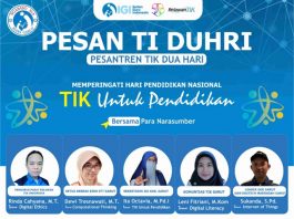 Pasca Hardiknas 2 Mei 2021, IGI Garut Mengadakan PESAN TI DUHRI