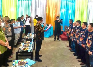 19 kelompok Peternak Sapi Perah Sepakat, Pengurus KUD Mandiri Bayongbong Dikukuhkan