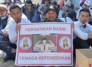 Audensi Honorer Tenaga Teknis Mendapat Perhatian Komisi I DPRD Kabupaten Garut