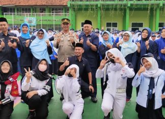 Warga SMPN 1 Garut Menyatakan Menolak Perundungan
