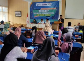 SMPN 3 Garut Menggelar Workshop Implementasi Kurikulum Merdeka