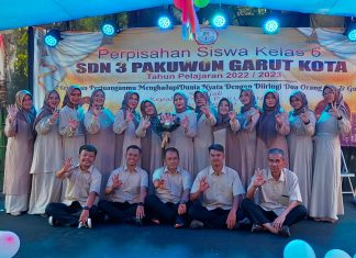 Pelepasan Siswa Sekaligus Sertijab Kepala SDN 3 Pakuwon Garut Kota
