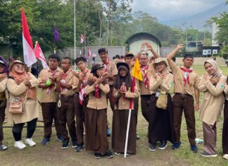 SLB Al Mashduqi Garut Ikuti Pertemuan Pramuka Luar Biasa