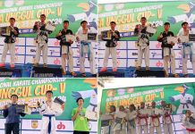 Tiga Siswa SMPN 1 Garut Juara Karate Tingkat Internasional