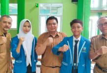 Dua Siswa SMPN 1 Garut Mewakili Kabupaten Garut di Tingkat Nasional