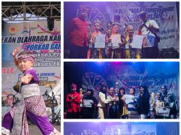 DKG, Gelar Pasanggiri Tari Kreasi Tradisi Sunda Antar Pelajar di Ajang PORKAB Garut