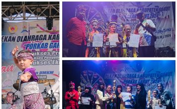 DKG, Gelar Pasanggiri Tari Kreasi Tradisi Sunda Antar Pelajar di Ajang PORKAB Garut