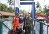 Danrem 062/Tn Kolonel Inf Nurul Yakin M.A., Mendampingi Pangdam III/Slw Mayjen TNI Dadang Arif Abdurahman, S.E., M.Si. Meresmikan Jembatan Simpay Asih
