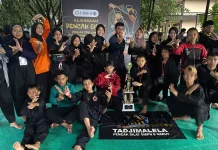 SMPN 6 Garut Raih Juara Umum di Kejuaraan Pencak Silat Antar Pelajar Se-Kabupaten Garut