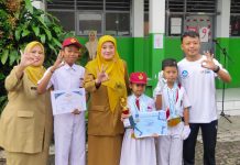 Siswa SDN 3 Pakuwon Raih Prestasi Gemilang di Kejuaraan Renang dan Olimpiade Matematika