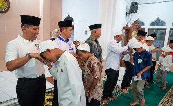 Danrem 062/Tn Bersama Lazismu dan SOG Garut Berbagi Santunan kepada Anak Yatim dan Guru Ngaji