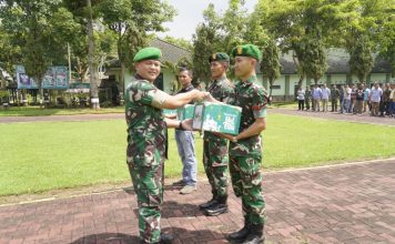 Kasrem 062/Tn Pimpin Apel Pemberangkatan Cuti Idul Fitri 1446 H/2025 M