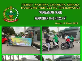 Persit KCK Koorcabrem 062 Kembali Berbagi Takjil Gratis