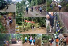 Kesal Bikin Banjir, Kades Barusuda Cigedug Nekat Nyebur Sungai Cikuray Bersihkan Sampah