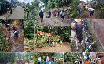 Kesal Bikin Banjir, Kades Barusuda Cigedug Nekat Nyebur Sungai Cikuray Bersihkan Sampah