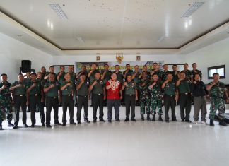 Korem 062/Tn Gelar Bintal Roh Protestan dan Katolik Kepada Prajurit