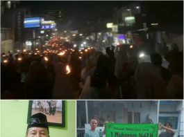 RT 01 dan RT 02 Desa Haruman Peringati Tahun Baru Islam 1447 H dengan Pawai Obor Meriah