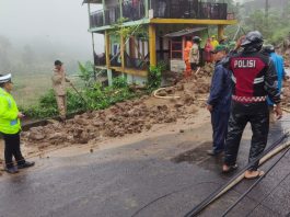 Sinergi Tanggap dan Cepat Penanganan Bencana Longsor di Jalan Raya Cilawu – Garut