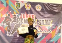 Siswi SMPN 2 Tarkid, Almira Faiza Azhaar Raih Juara 1 Pencak Silat Tunggal Putri Pra-Remaja di Kejuaraan Piala KONI dan Dispora Garut