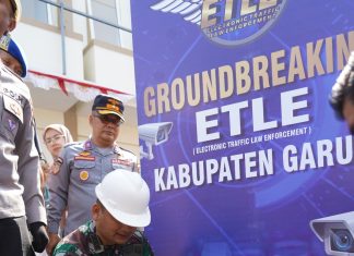Danrem 062/Tn Hadiri HUT Lantas ke-70 dan Groundbreaking Etle Statis