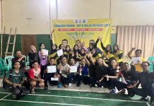 Prestasi Gemilang, SMKN 15 dan SMAN 27 Garut Dominasi Turnamen Bulutangkis Silaturahmi Kombel dan HGN