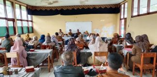 39 Kepala SMP Ikuti Rakor Rayon 3 di SMPN 1 Pangatikan