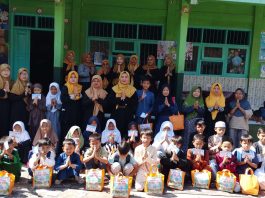 Puncak Gebyar Ramadhan SDN 7 Sukamentri: Simulasi Shalat Idul Fitri hingga Santunan Anak Yatim