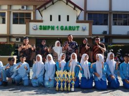 SMPN 1 Garut Juara Umum FLS3N Kabupaten Garut 2026