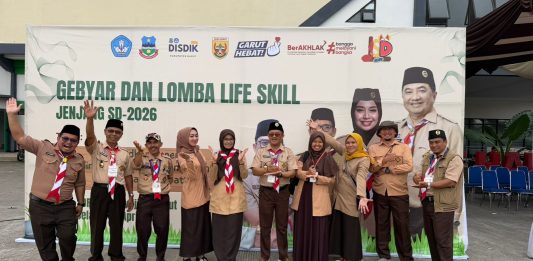Lomba Life Skill Kepramukaan Jenjang SD Resmi Ditutup, Kwarran Bayongbong Raih Juara Pertama