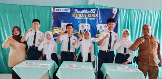 Pesta Demokrasi Siswa SMPN 5 Garut: E-Voting OSIS Usung Pemimpin Berkarakter