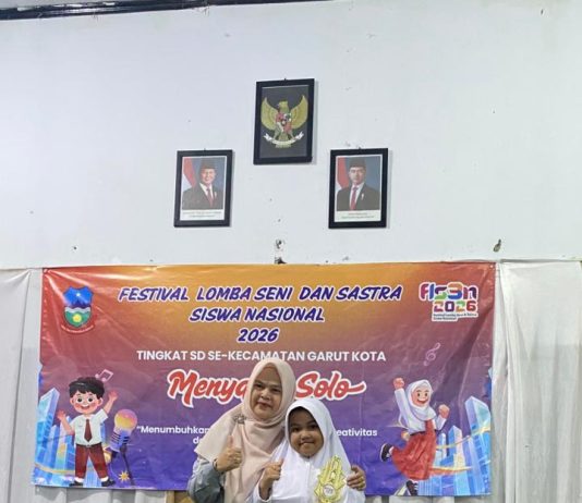 Syakilla Fathinna Ramadhani Raih Juara 1 FLS3N Menyanyi Solo Tingkat Kecamatan Garut Kota 2026