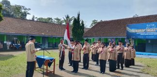 Pramuka SMPN 4 Cilawu Gelar Pelantikan Kenaikan Tingkat, Siapkan Generasi Tangguh dan Berwibawa