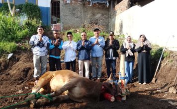 PGRI Cabang Karangpawitan dan Kwarran Karangpawitan Gelar Qurban Bersama di Masjid Al Ikhlas