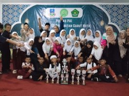 SDN 3 Cimuncang Pertahankan Juara Umum PENTAS PAI Garut Kota Empat Kali Berturut-turut