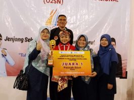 Murid SDIT Persis Tarogong 2, Rizkia Aqila Khumaira Nurholis Juara Pencak Silat O2SN Kabupaten Garut 2026