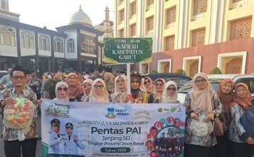 Kontingen Kabupaten Garut Raih Juara Umum II PENTAS PAI SD Tingkat Provinsi Jawa Barat 2026