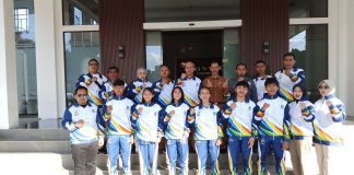 Disdik Kabupaten Garut Lepas 12 Atlet O2SN SMP Menuju Tingkat Provinsi Jawa Barat