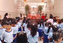 Murid SD Yos Sudarso Belajar di Vihara Dharma Loka, Kenali Budaya, Agama, dan Barongsai
