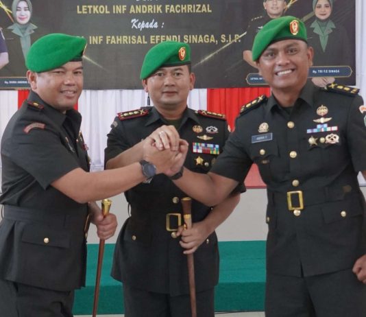Danrem 062/Tarumanagara Pimpin Sertijab Dandim 0611/Garut