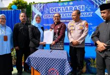 Dari Deklarasi Menuju Budaya Peduli, SMPN 1 Bayongbong Jadi Percontohan Sekolah Ramah Anak di Garut