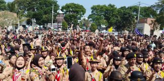 Peringatan HUT ke-65 Gerakan Pramuka Tarogong Kidul Berlangsung Meriah