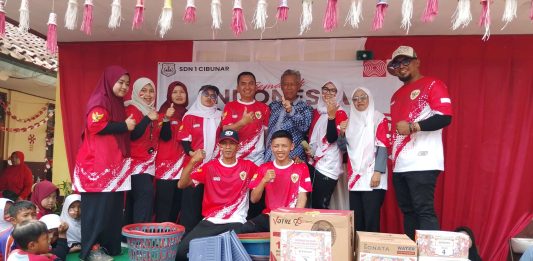 Semarak HUT ke-81 RI, SDN 1 Cibunar Gelar Jalan Santai dan Lomba Kemerdekaan