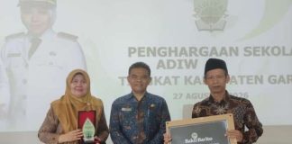 SDN 1 Sukakarya Tarogong Kidul Raih Penghargaan Sekolah Adiwiyata Tingkat Kabupaten Garut 2026