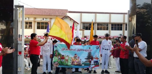 Mengusung Tema SEMARAK, SMPN 1 Garut Meriahkan HUT ke-81 RI dengan Karnaval