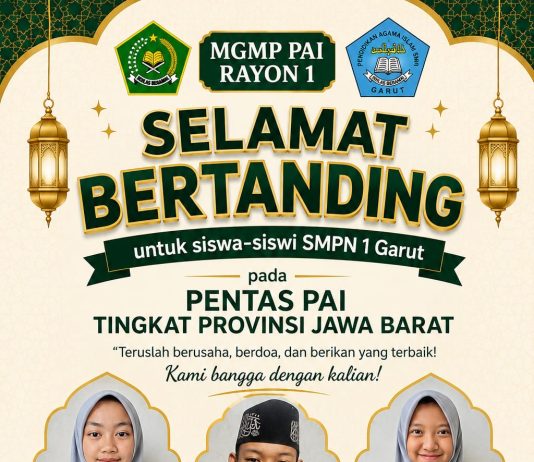 SMPN 1 Garut Kembali Torehkan Prestasi Membanggakan di Pentas PAI
