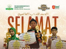 SD Muhammadiyah 5 Garut Kota Boyong Tiga Piala FTBI SD Kabupaten Garut 2026