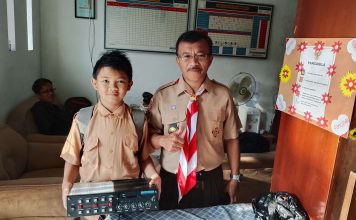 Murid Kelas 5 SDN 4 Mekargalih, Ciptakan Bel Elektronik dengan 125 Pilihan Suara