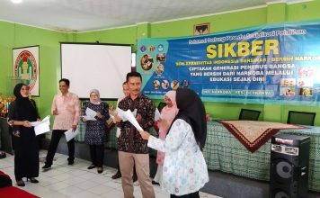 Cegah Narkoba Sejak Dini, Kepala SD Garut Kota Ikuti Sosialisasi dan Pelatihan SIKBER